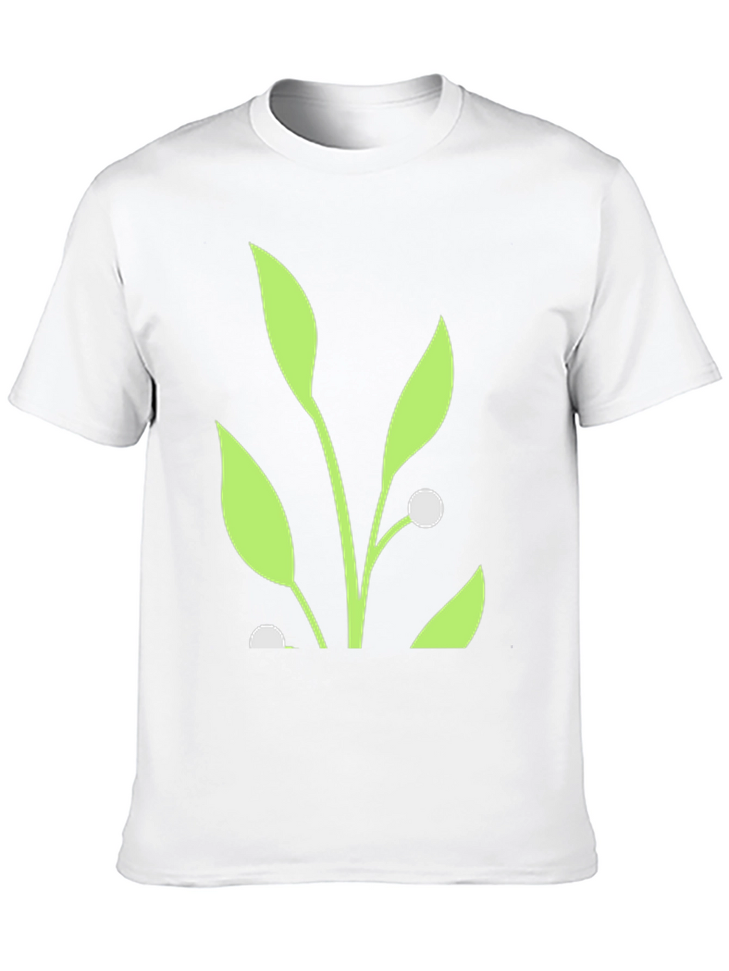 Nature Inspired Graphic Tee - Black Cotton Blend