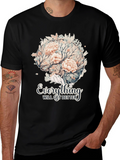 Floral Brain T-Shirt - Everything Will Get Better