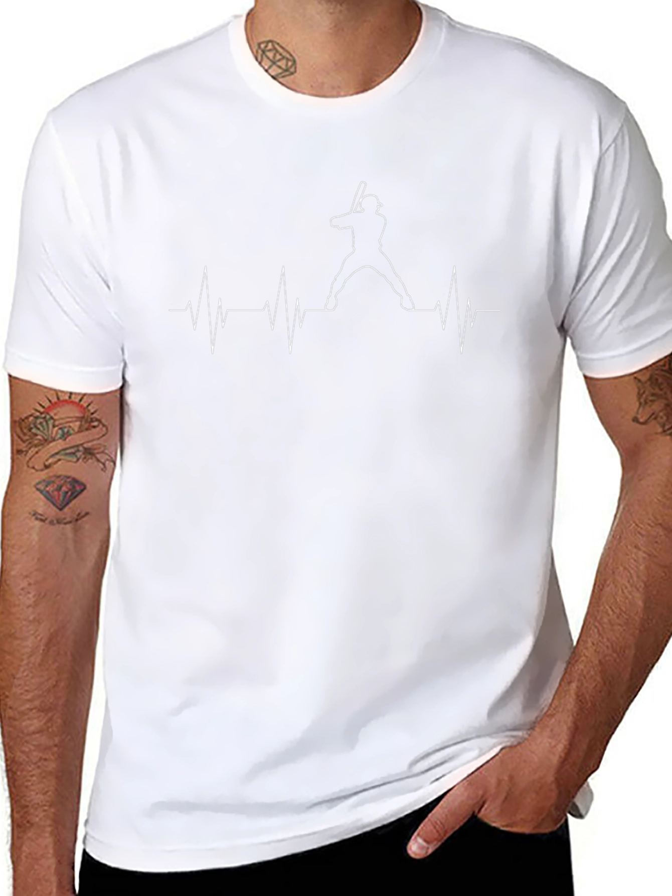 Baseball Heartbeat T-Shirt