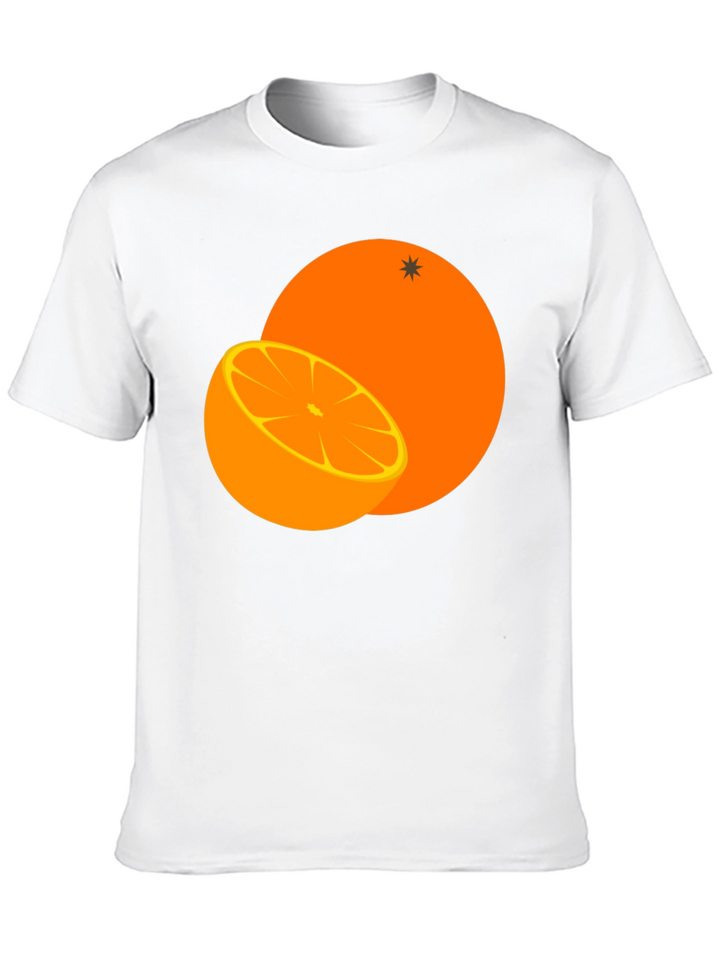 Orange Graphic Tee - Fresh & Fruity