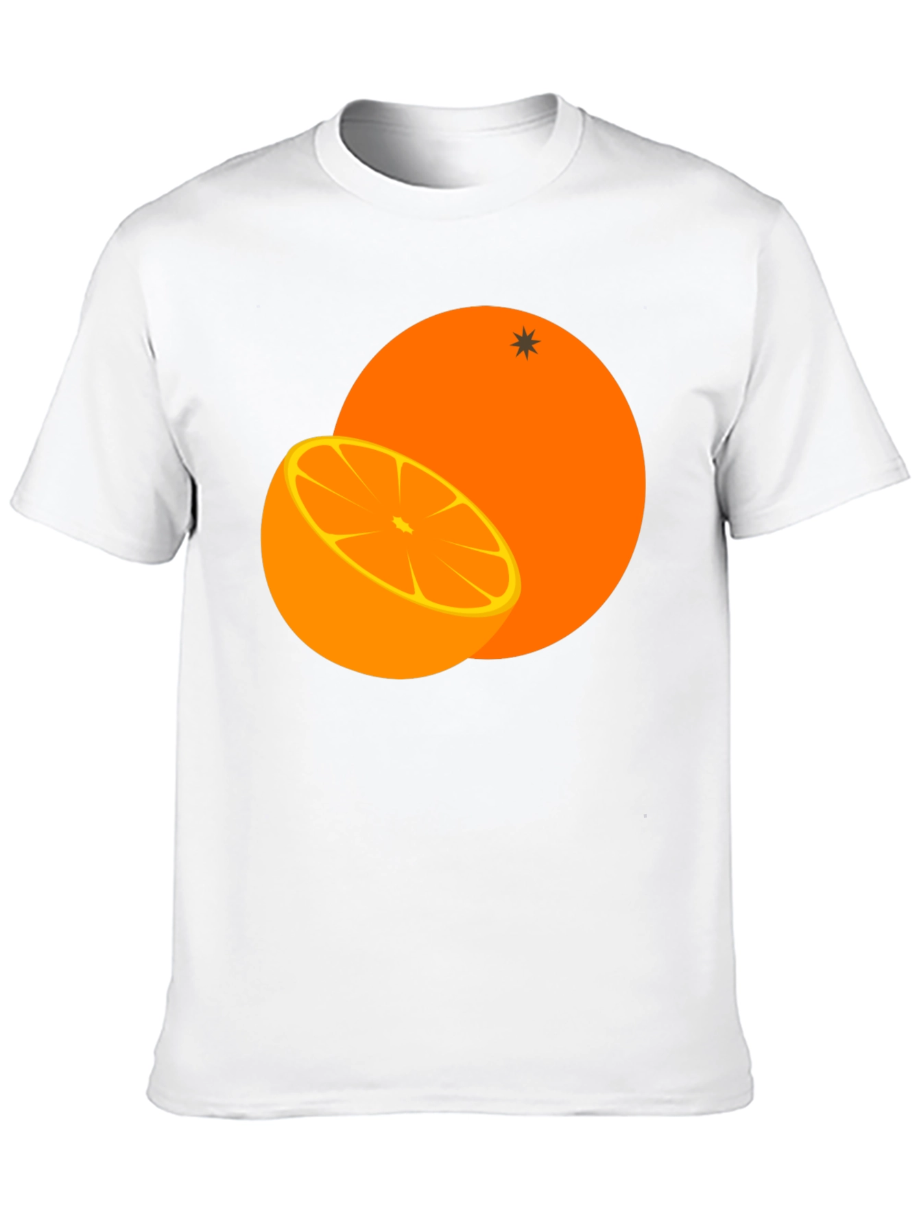 Orange Graphic Tee - Fresh & Fruity
