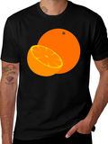 Orange Graphic Tee - Fresh & Fruity