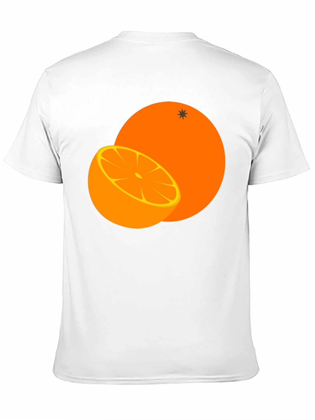 Orange Graphic Tee - Fresh & Fruity