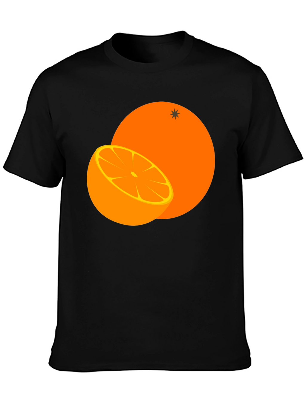Orange Graphic Tee - Fresh & Fruity