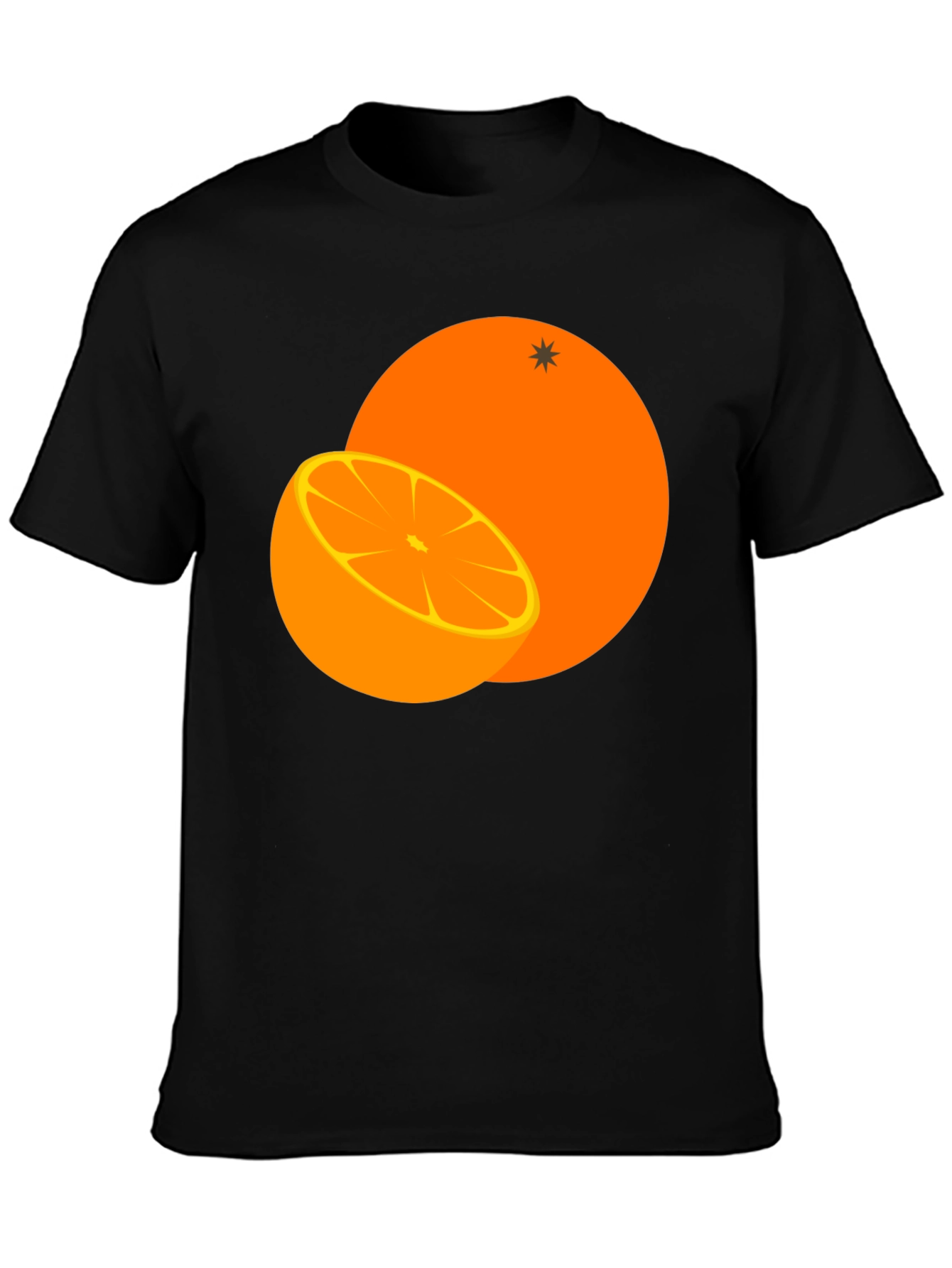Orange Graphic Tee - Fresh & Fruity