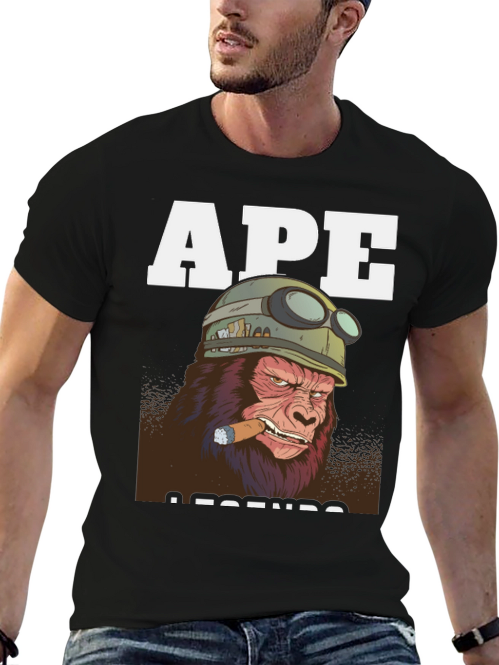 Ape Legends Graphic T-Shirt - Military Style
