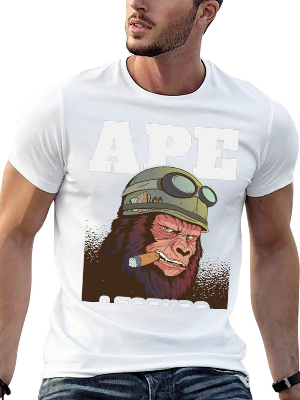 Ape Legends Graphic T-Shirt - Military Style