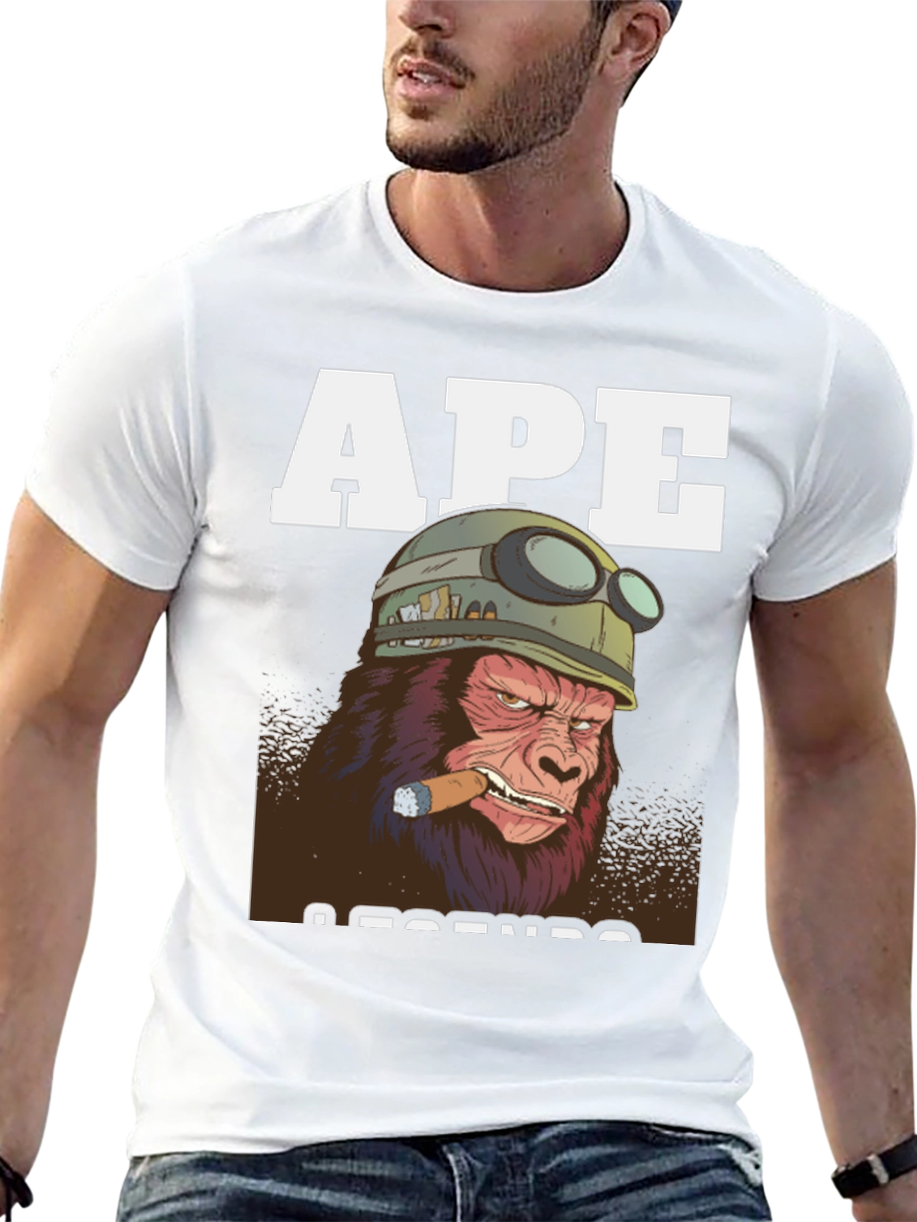 Ape Legends Graphic T-Shirt - Military Style