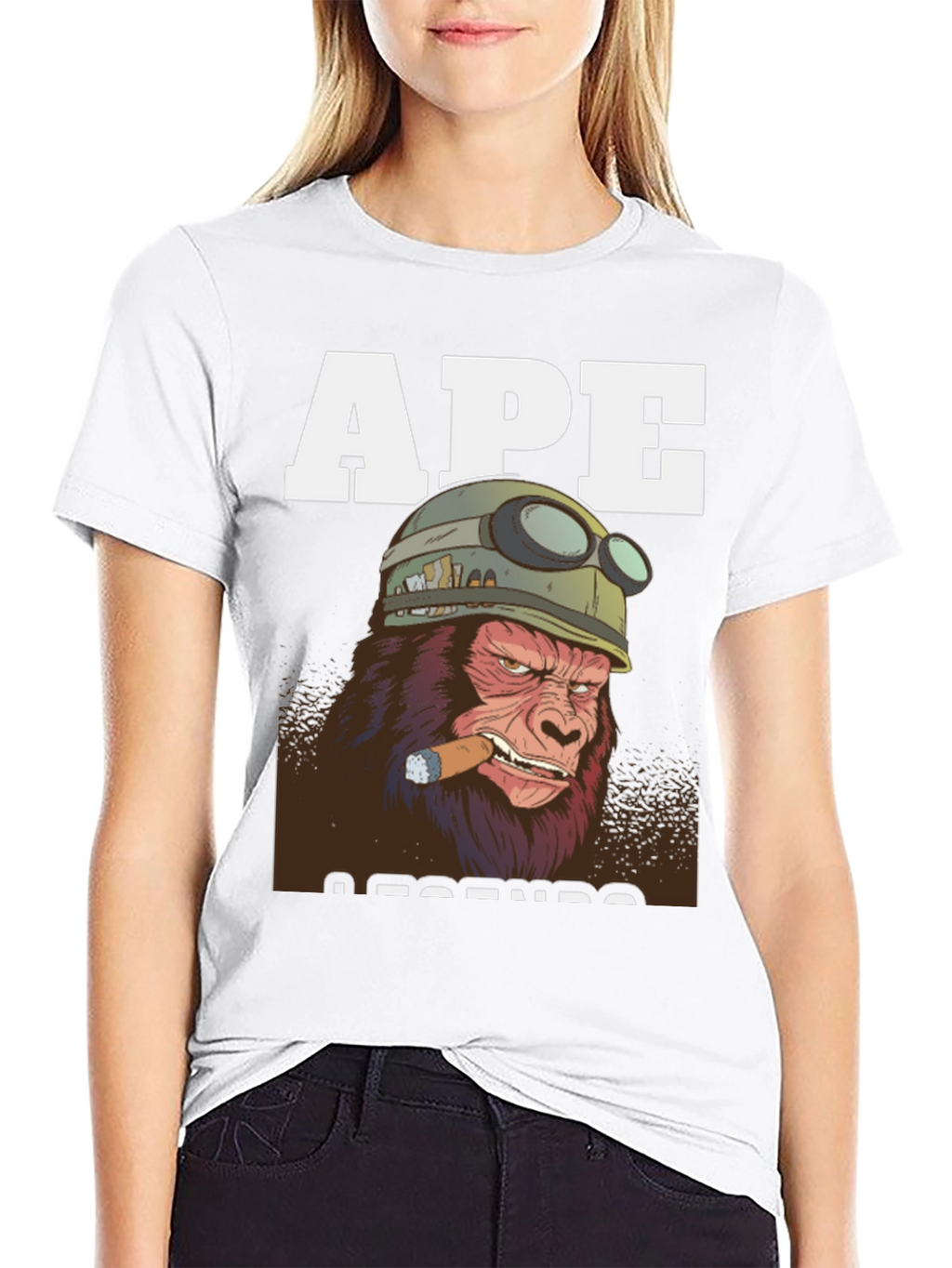 Ape Legends Graphic T-Shirt - Military Style
