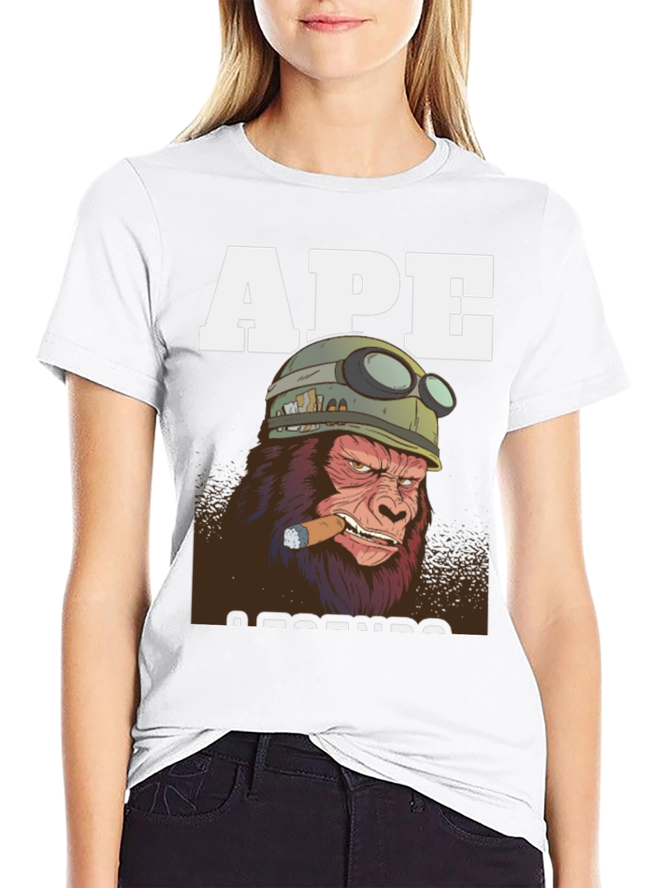Ape Legends Graphic T-Shirt - Military Style