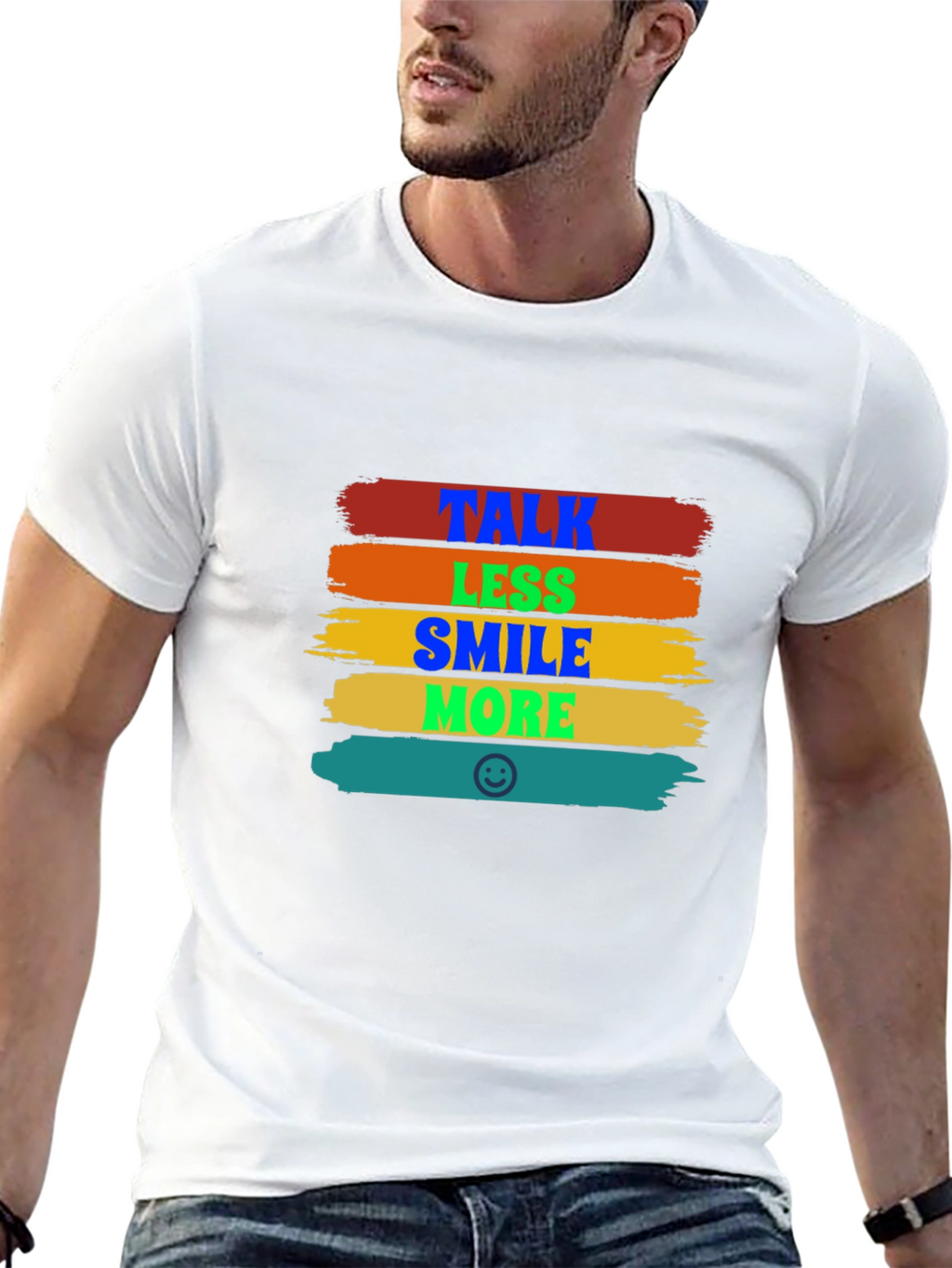 Talk Less Smile More Graphic T-Shirt