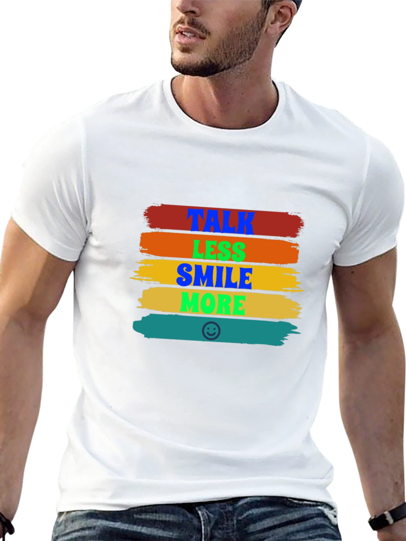 Talk Less Smile More Graphic T-Shirt