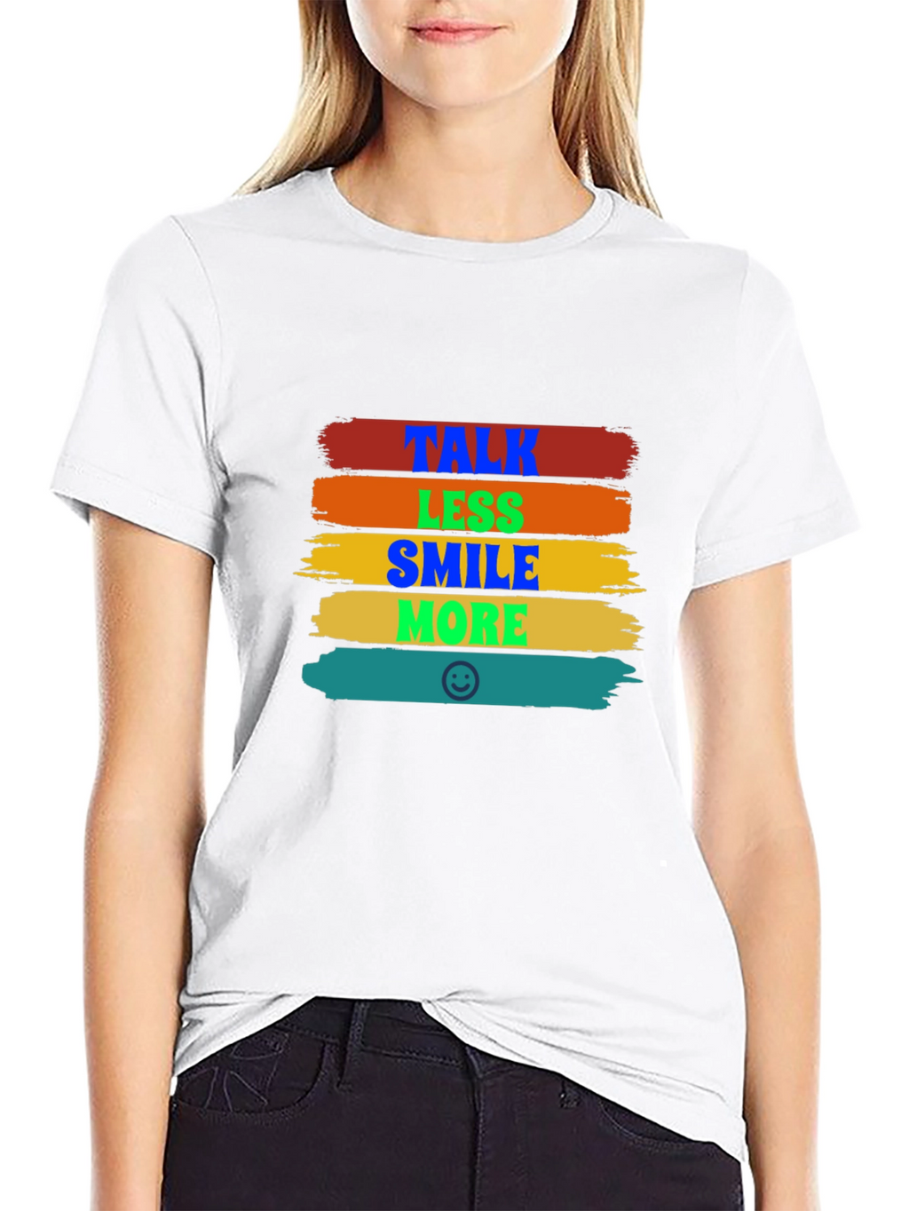 Talk Less Smile More Graphic T-Shirt