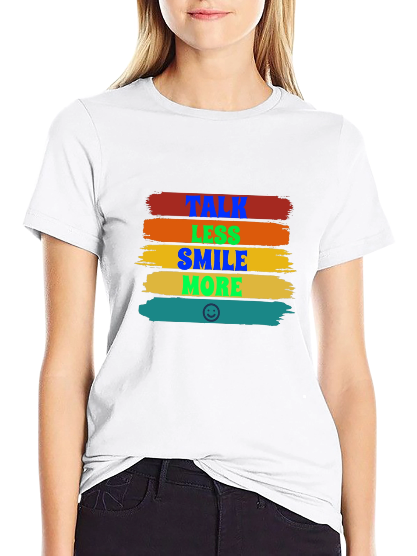Talk Less Smile More Graphic T-Shirt