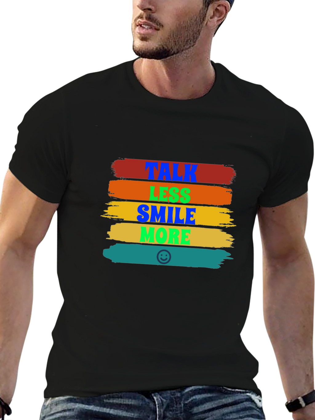 Talk Less Smile More Graphic T-Shirt