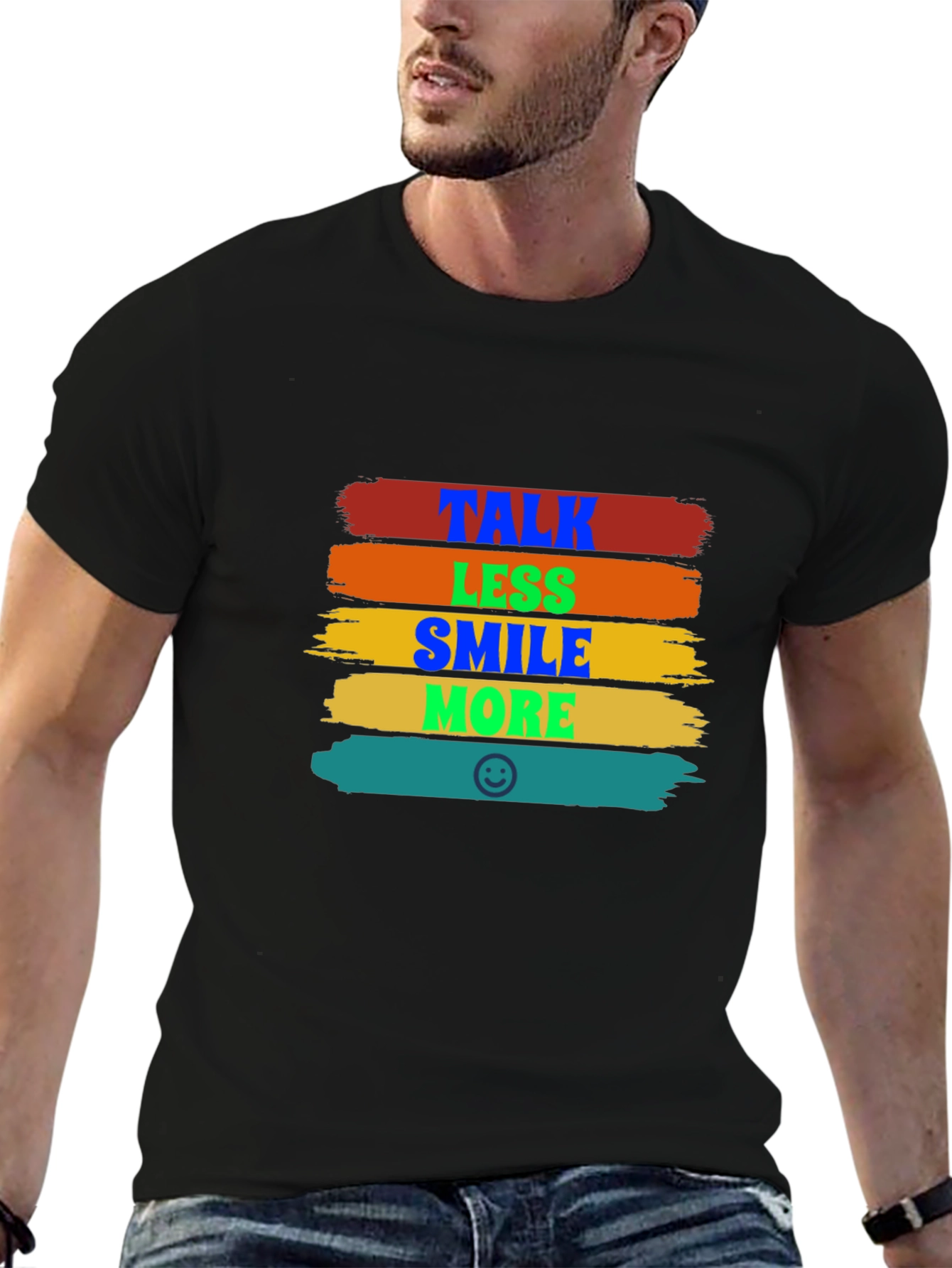 Talk Less Smile More Graphic T-Shirt