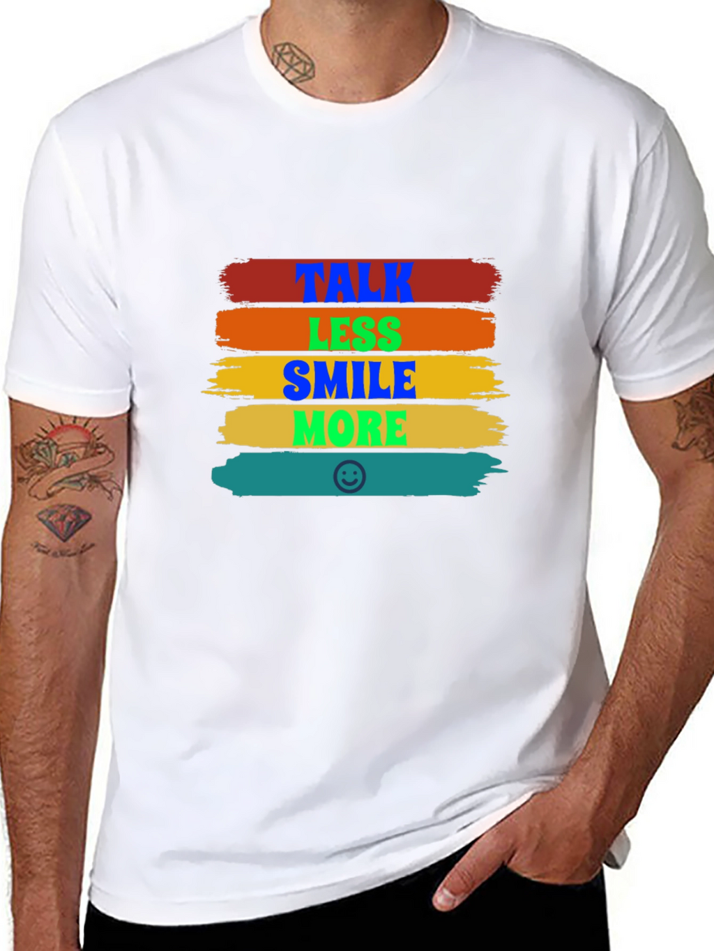 Talk Less Smile More Graphic T-Shirt