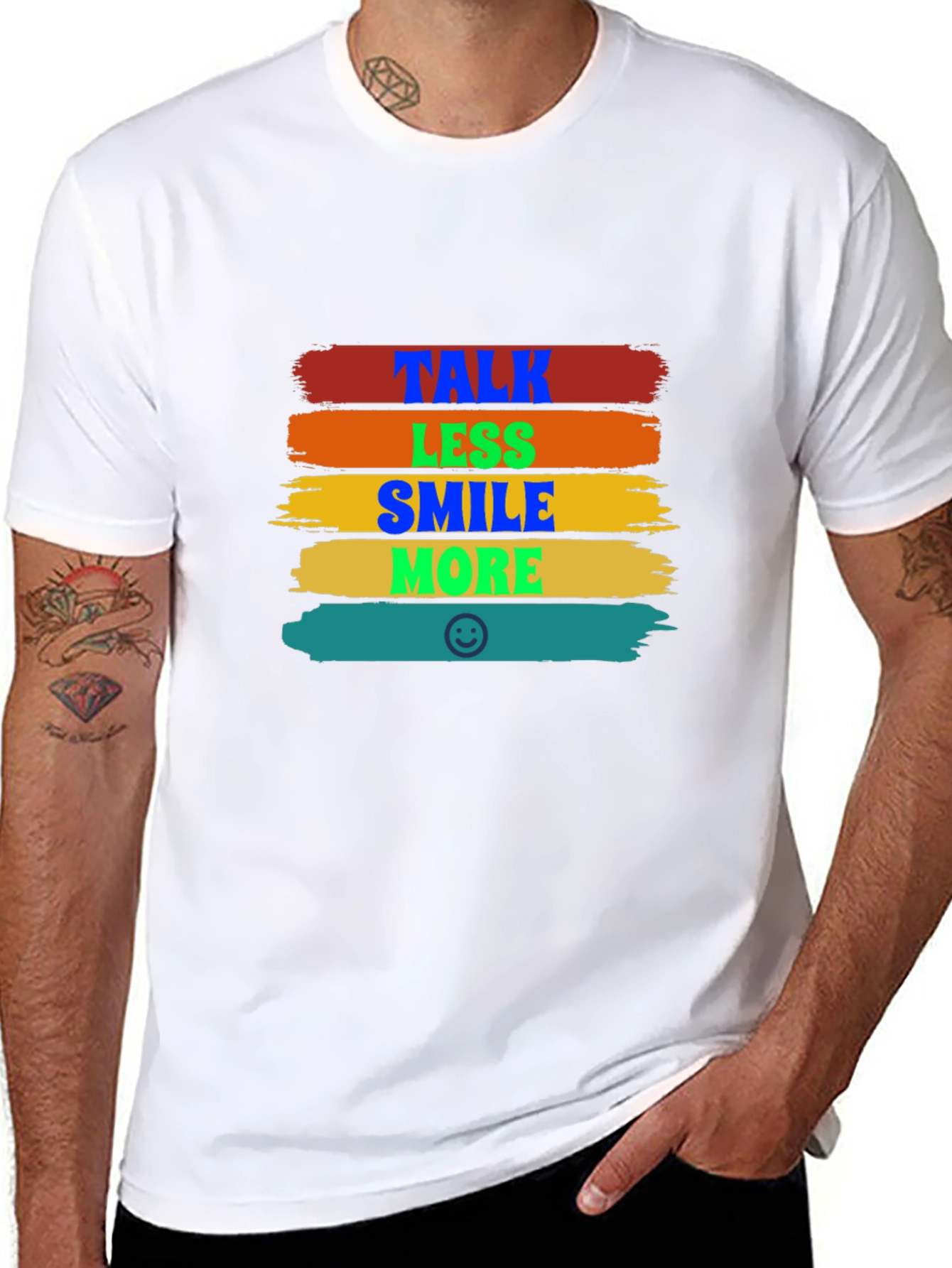 Talk Less Smile More Graphic T-Shirt