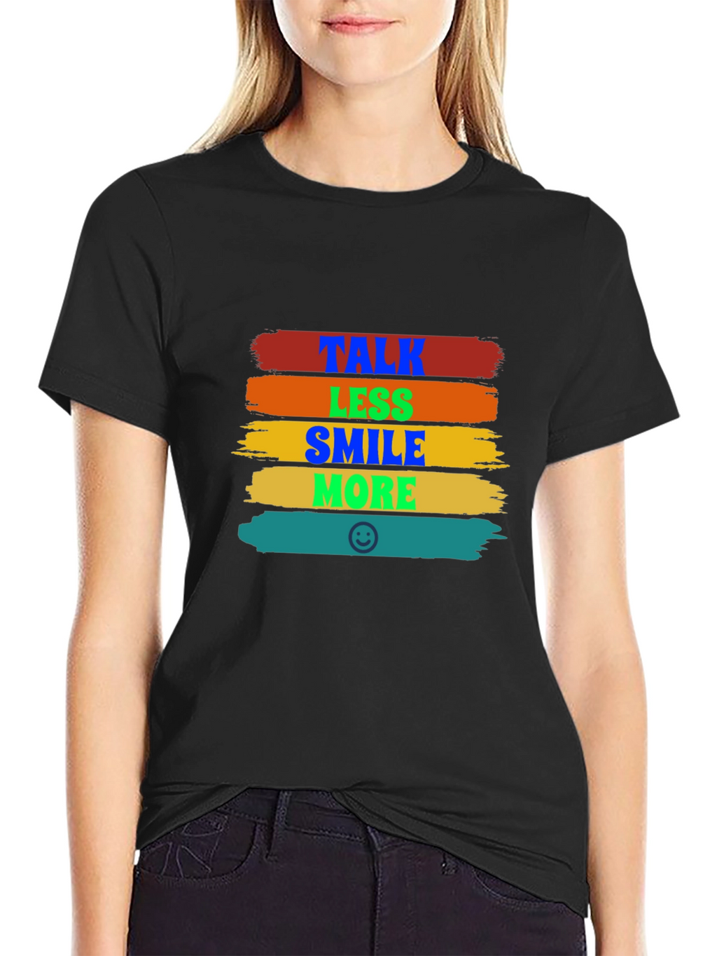 Talk Less Smile More Graphic T-Shirt