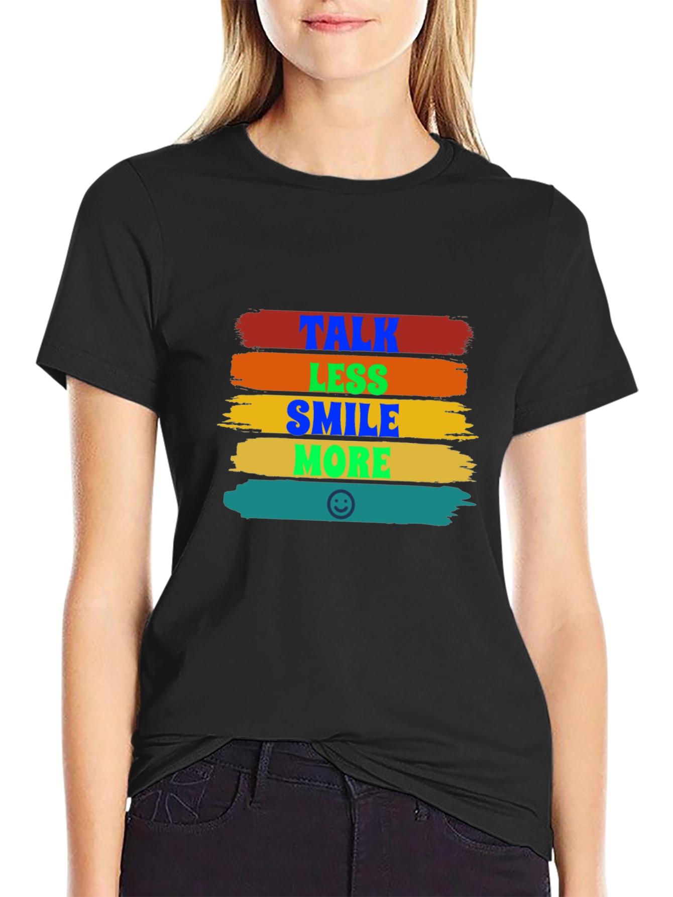 Talk Less Smile More Graphic T-Shirt