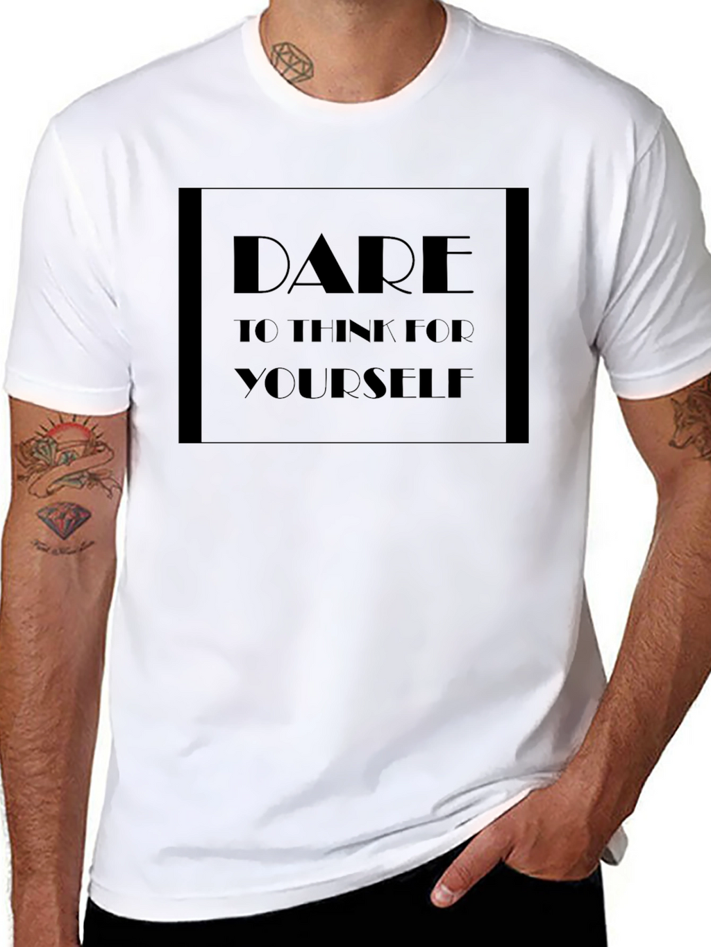 Dare To Think Graphic T-Shirt