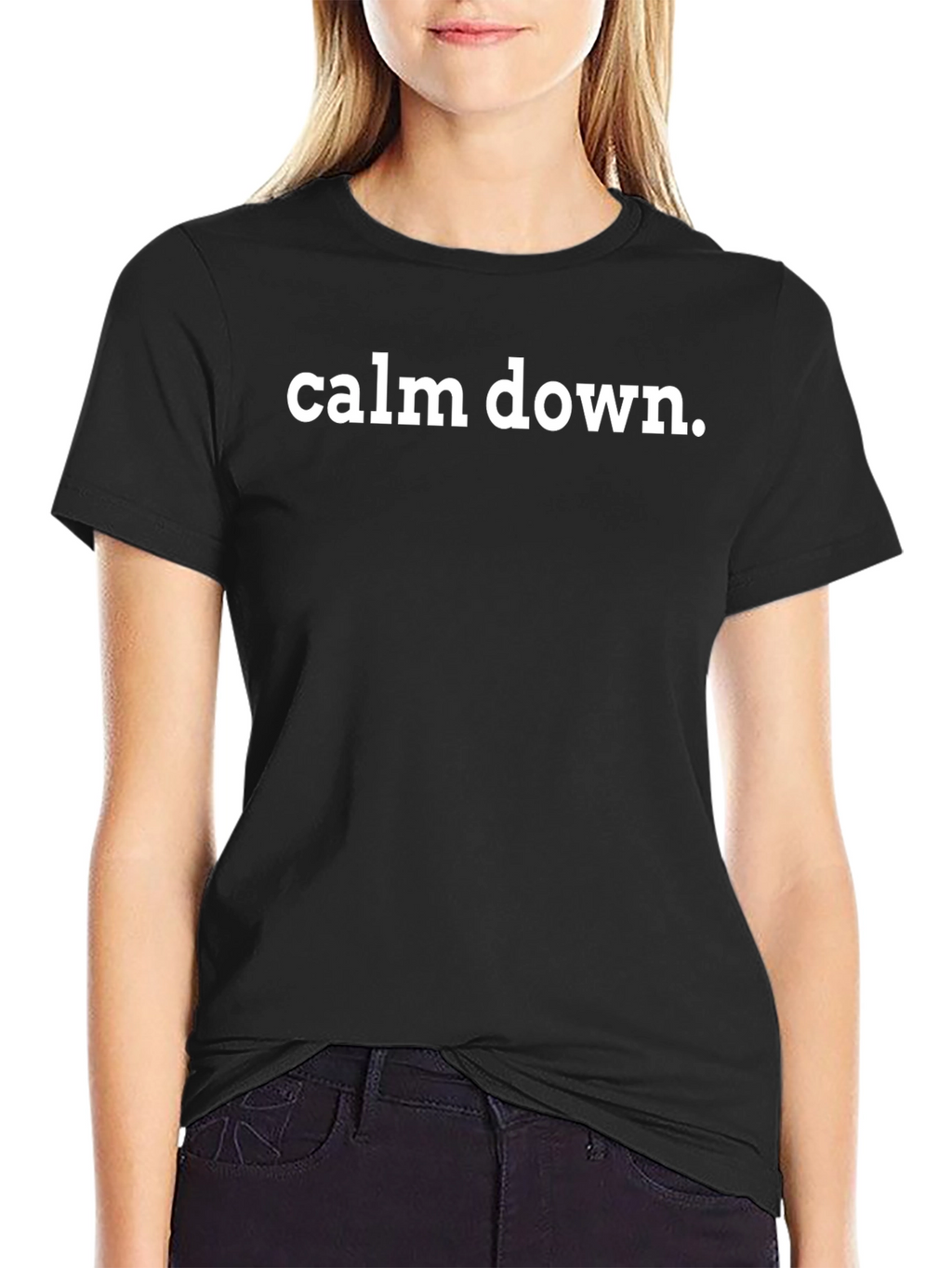 Calm Down T-Shirt - Black