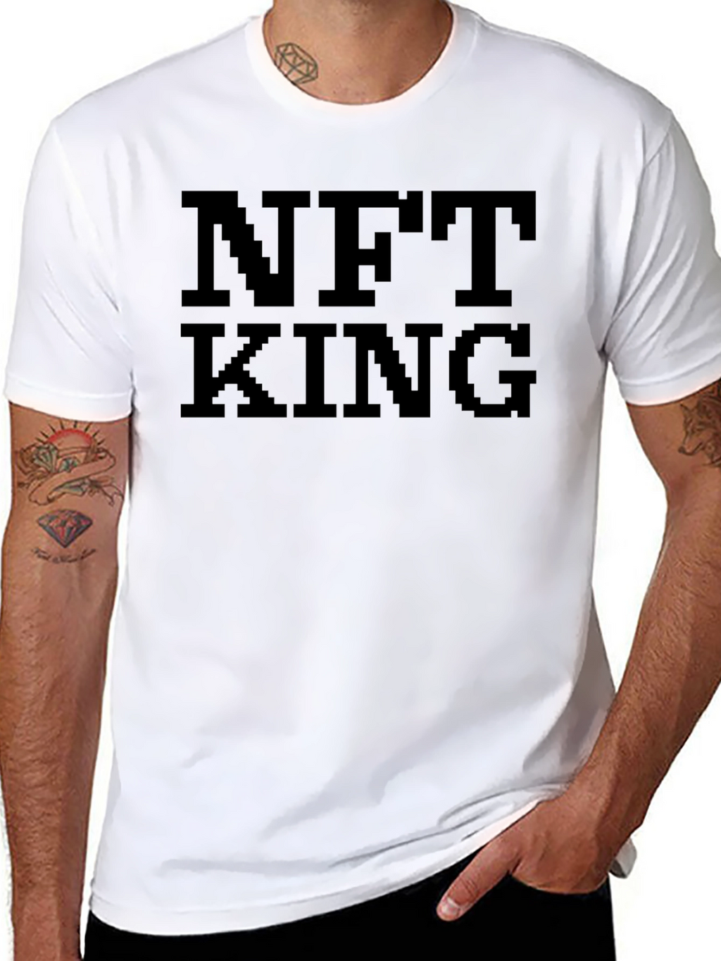 NFT King Black T-Shirt