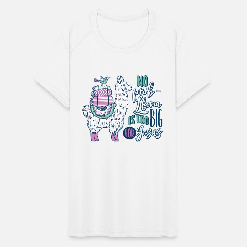 No Prob Llama Is Too Big For Jesus Apparel