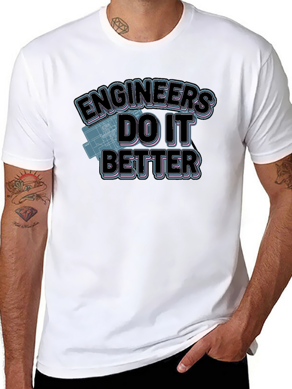 Engineers Do It Better Graphic T-Shirt