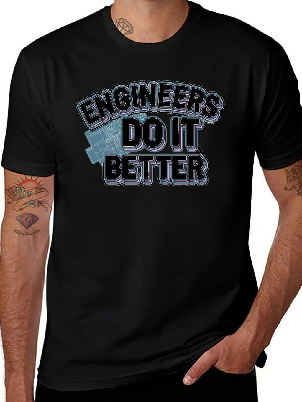 Engineers Do It Better Graphic T-Shirt