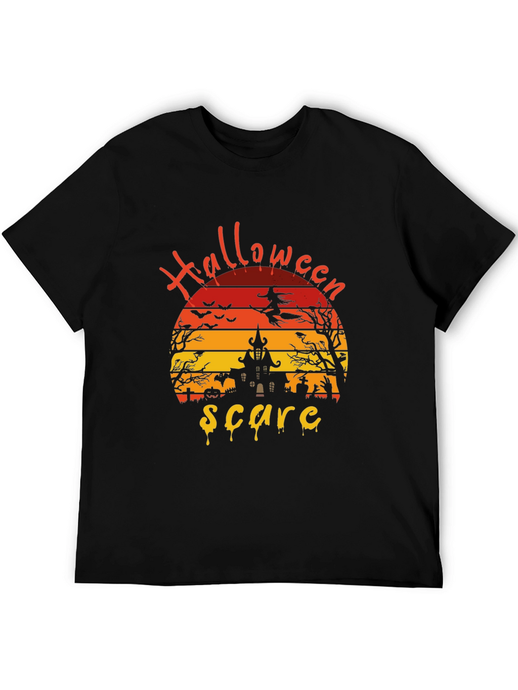 Halloween Scare Graphic T-Shirt