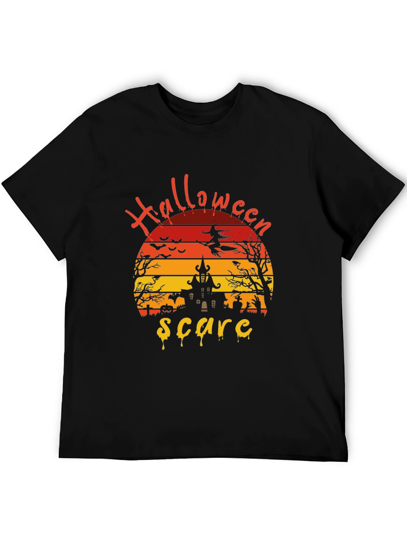 Halloween Scare Graphic T-Shirt
