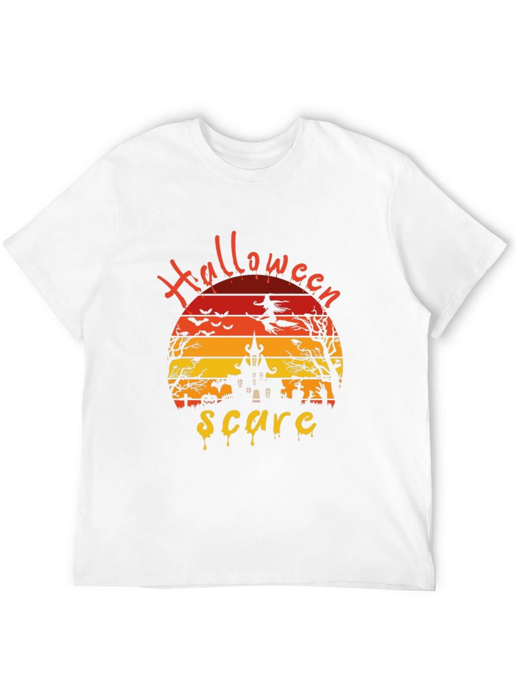 Halloween Scare Graphic T-Shirt
