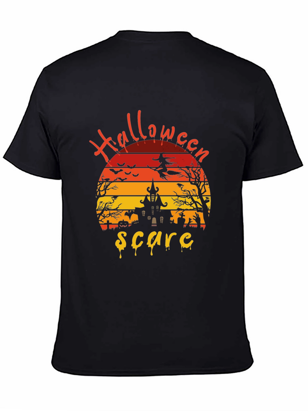 Halloween Scare Graphic T-Shirt