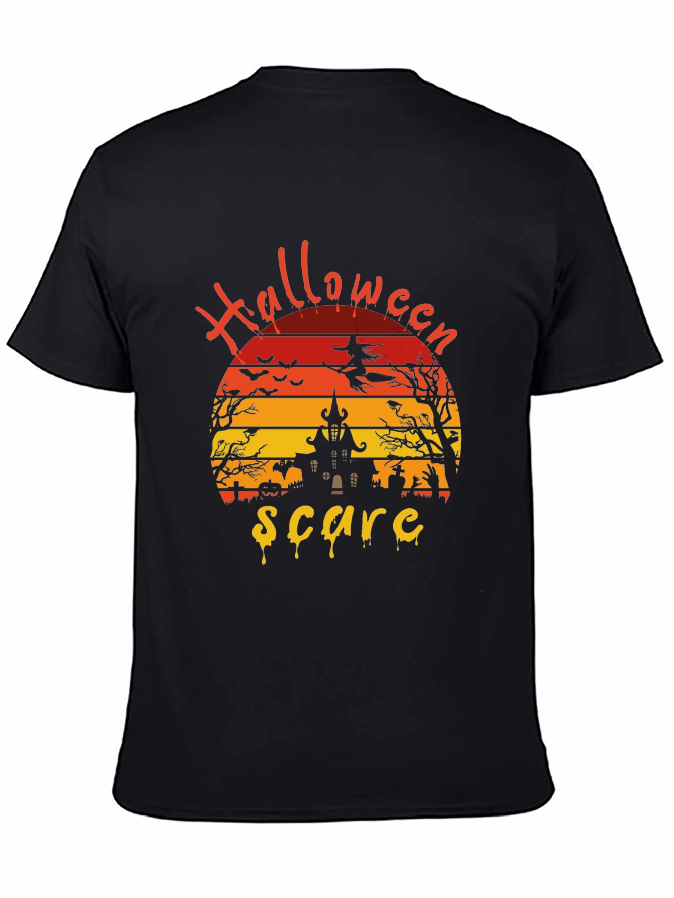 Halloween Scare Graphic T-Shirt