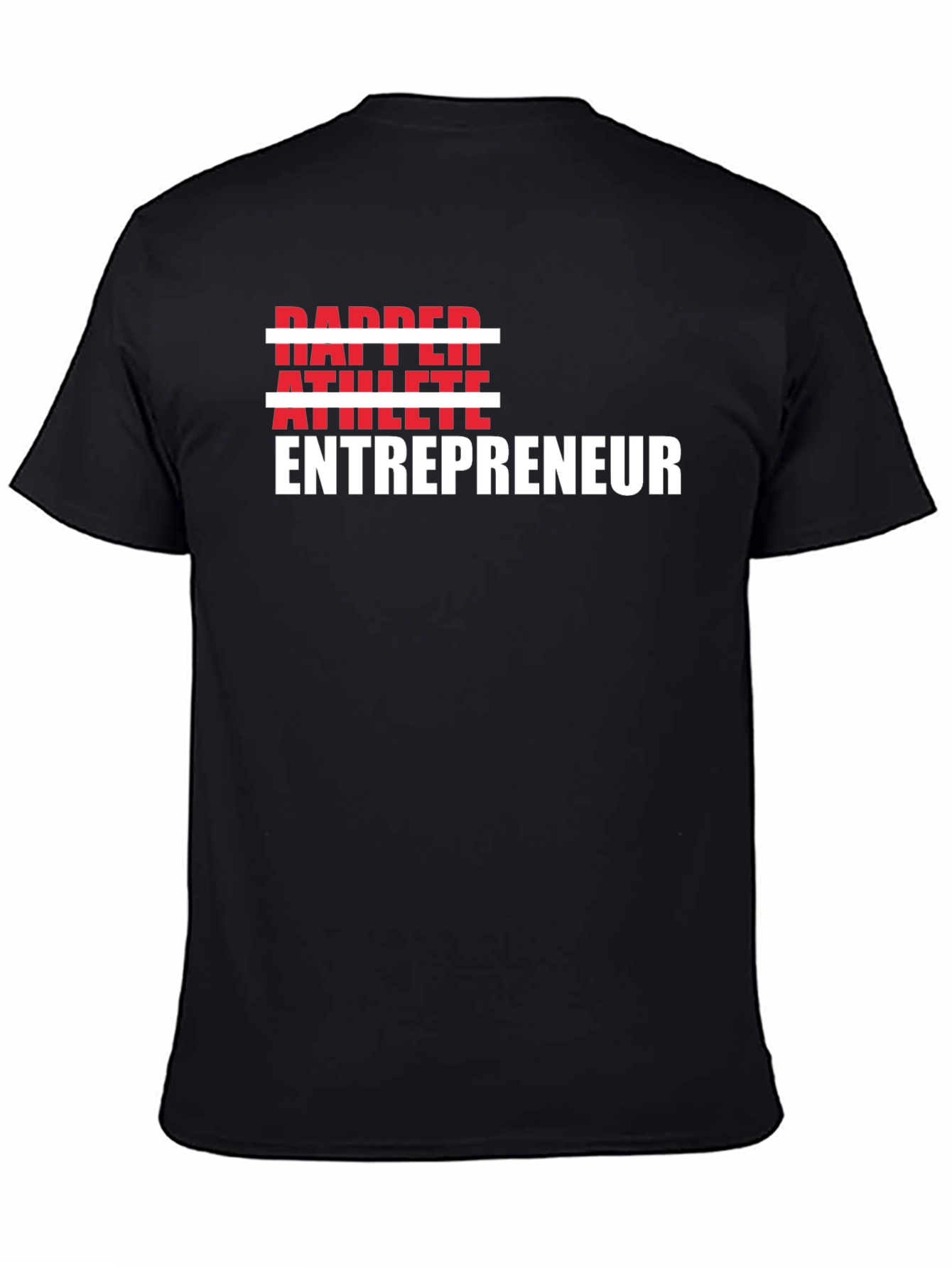 Dapper Athlete Entrepreneur Graphic Tee - Black