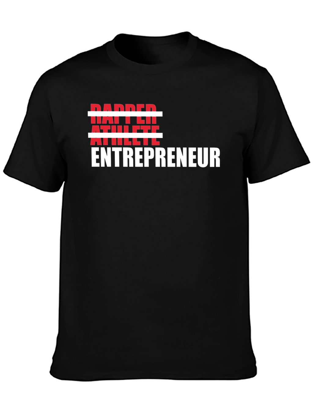 Dapper Athlete Entrepreneur Graphic Tee - Black