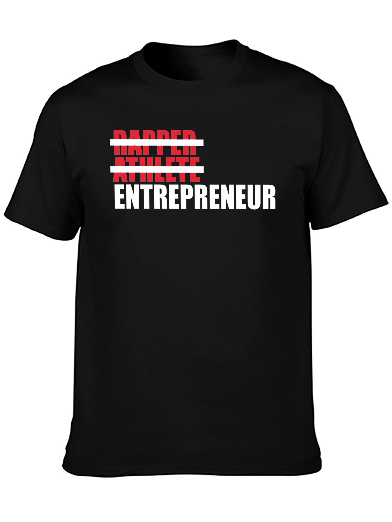 Dapper Athlete Entrepreneur Graphic Tee - Black