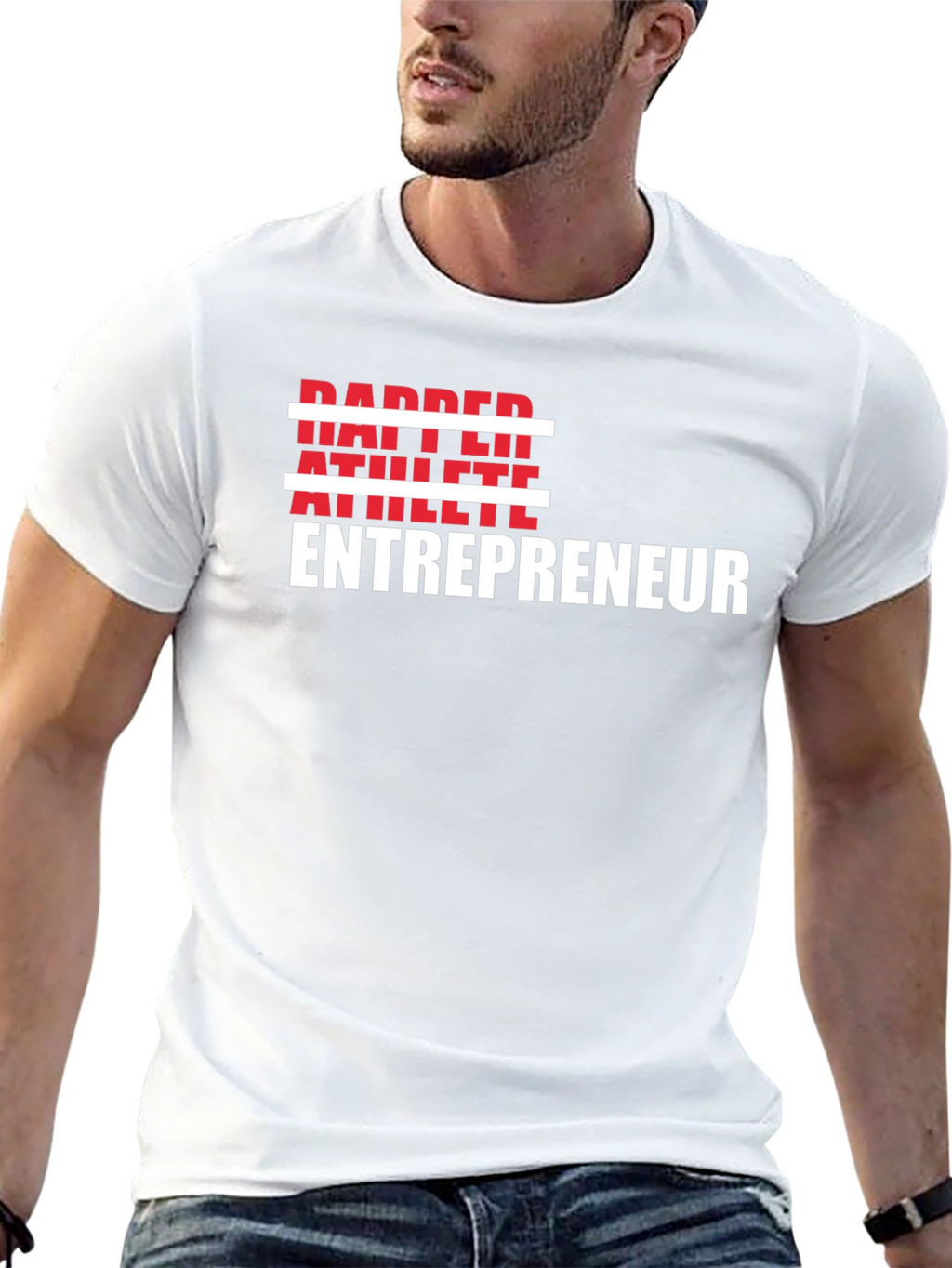 Dapper Athlete Entrepreneur Graphic Tee - Black
