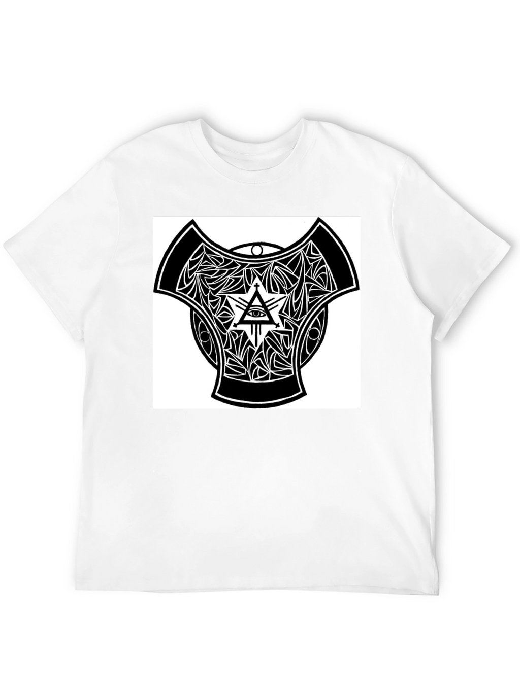 Eye Pyramid Graphic Black T-Shirt