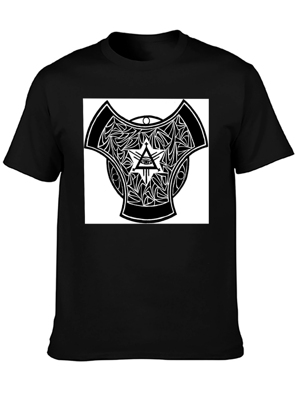 Eye Pyramid Graphic Black T-Shirt