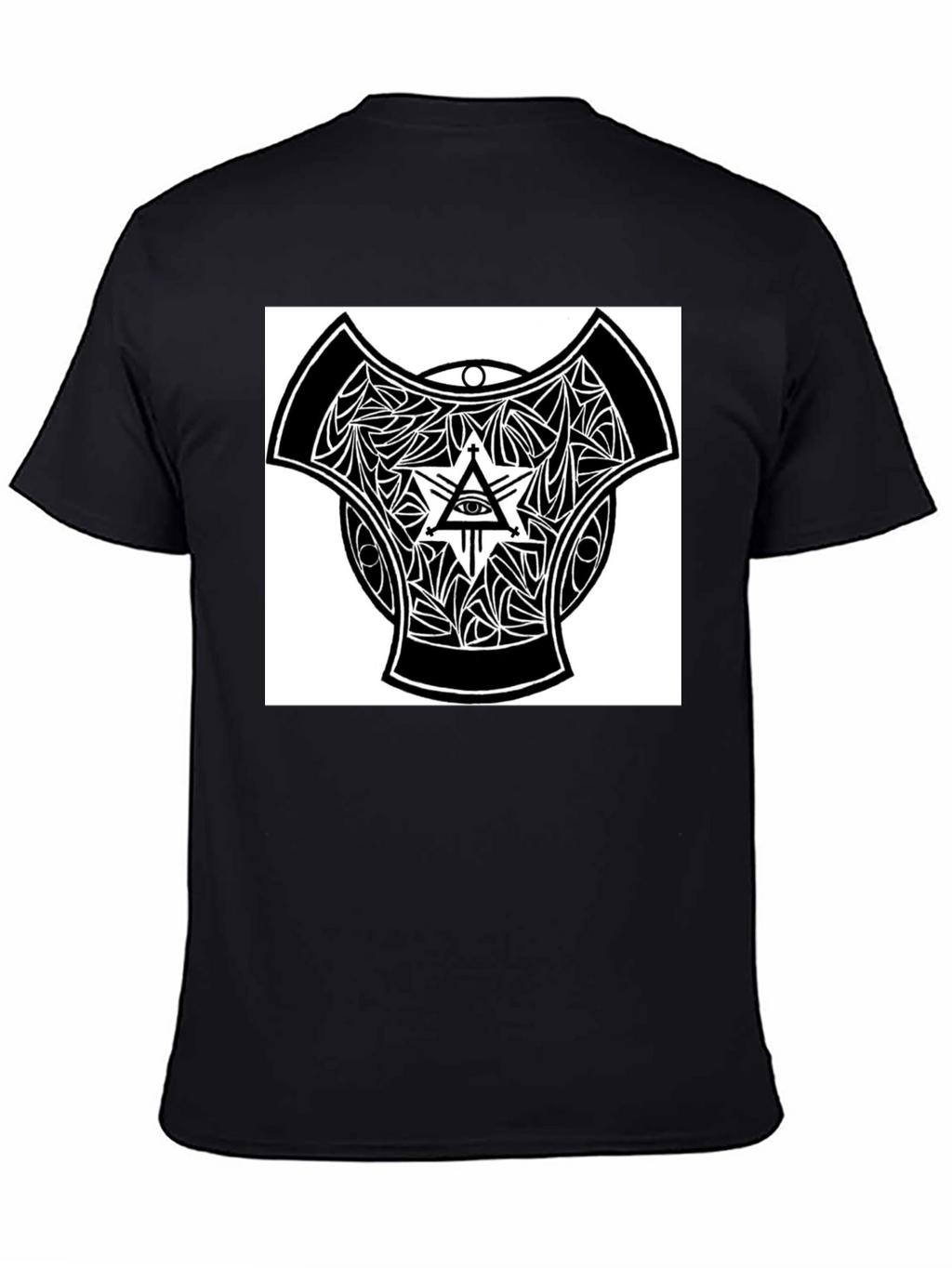 Eye Pyramid Graphic Black T-Shirt