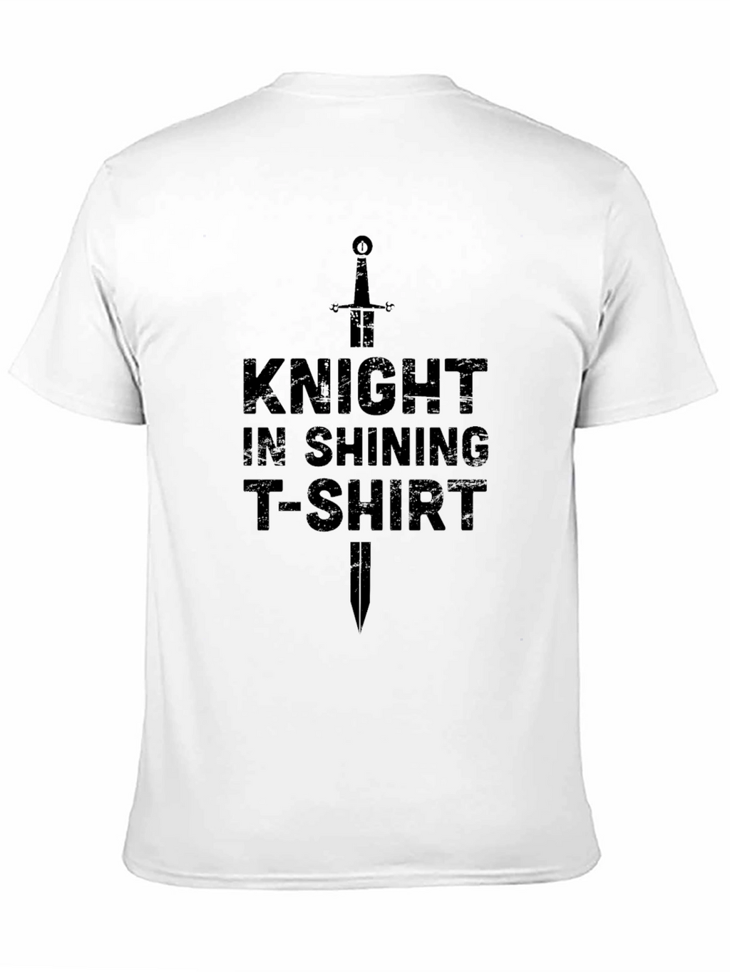 Knight in Shining T-Shirt - Black Novelty Tee