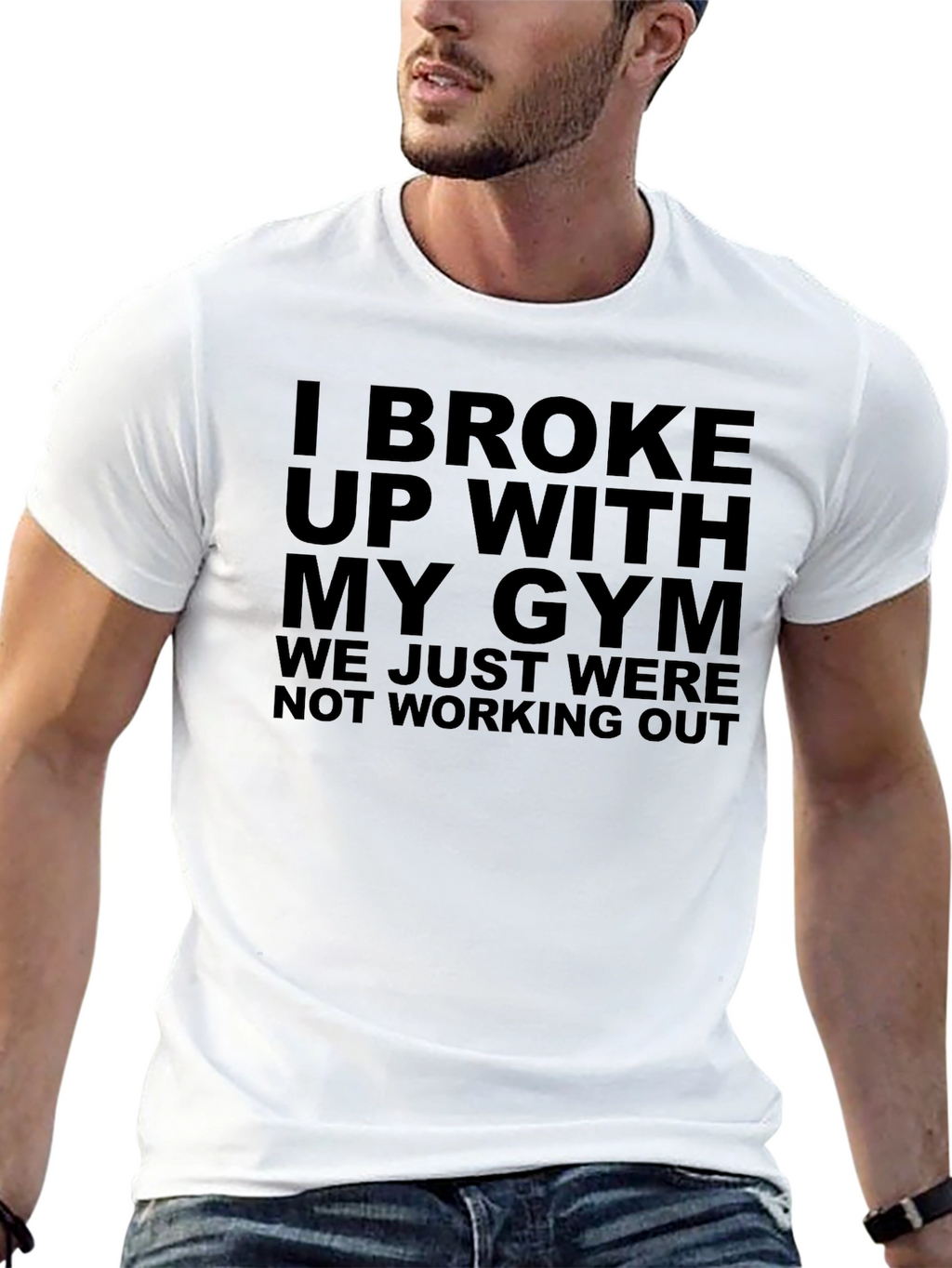 Funny Gym Breakup T-Shirt - Workout Humor