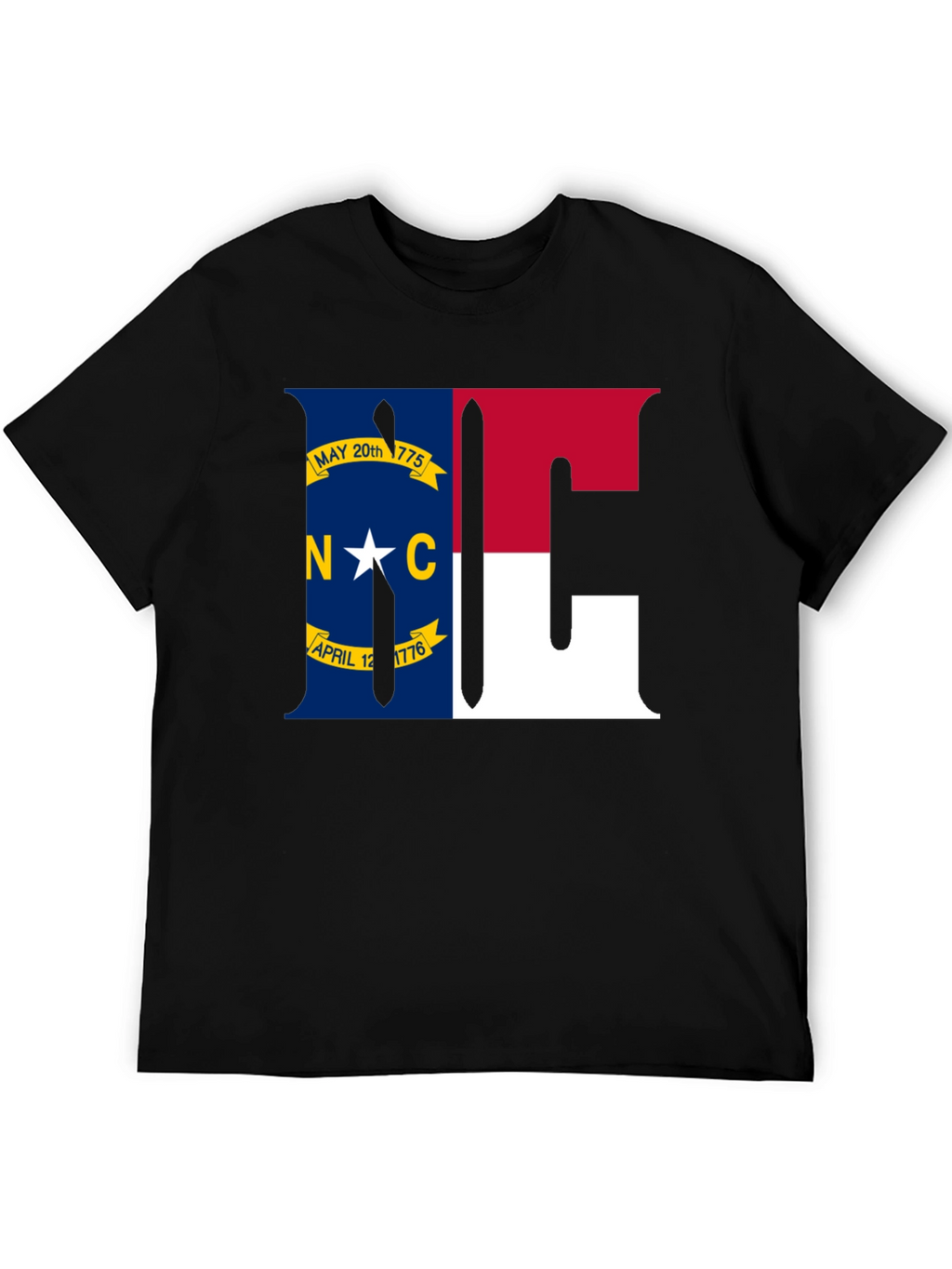North Carolina Flag Graphic T-Shirt