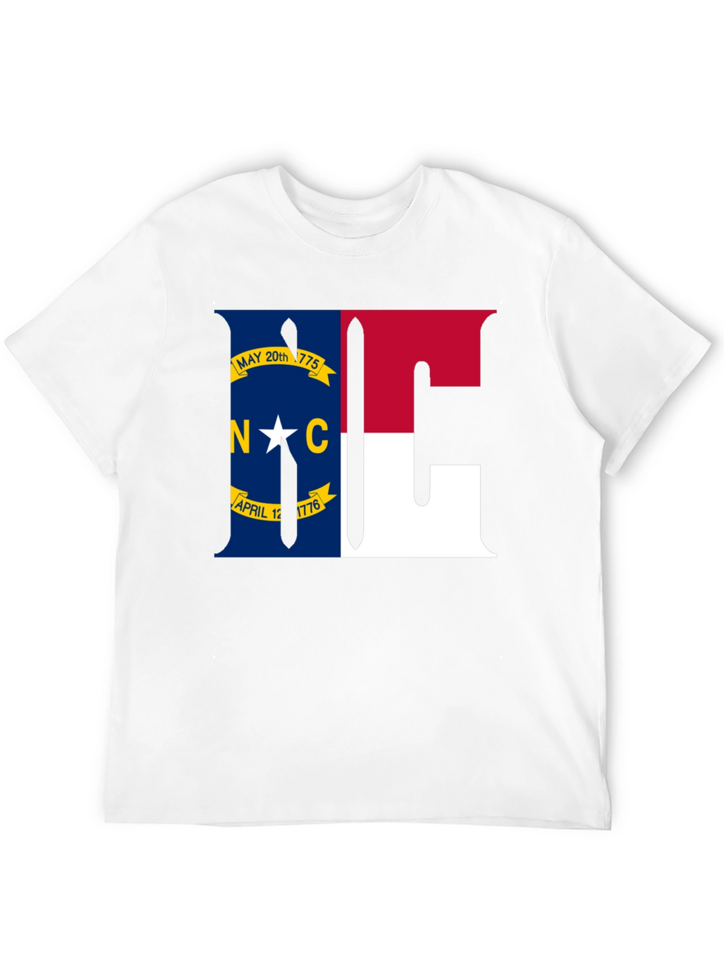 North Carolina Flag Graphic T-Shirt