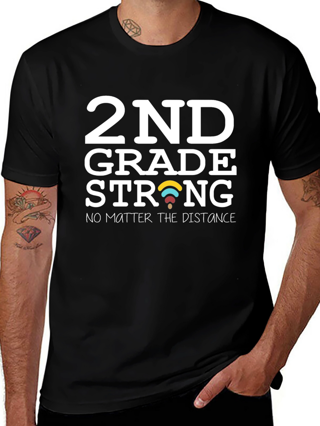 2nd Grade Strong T-Shirt - Teacher Student Gift
