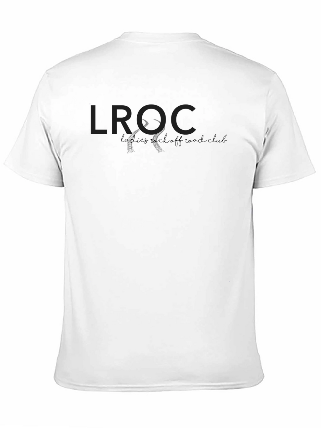 LROC Ladies Rock Off-Road Club Black T-Shirt
