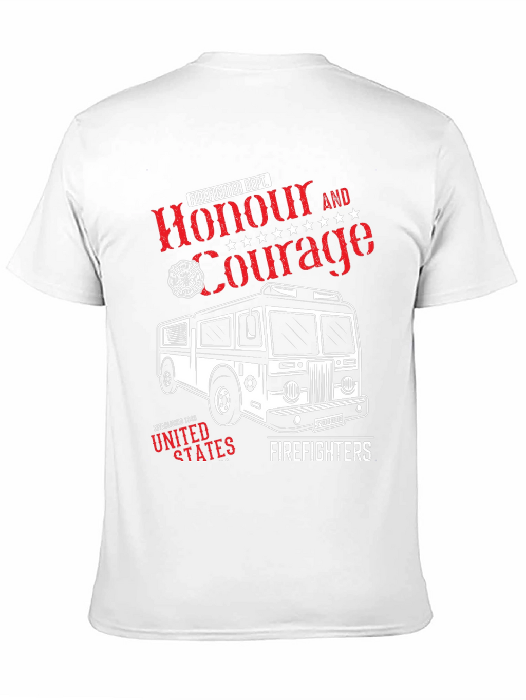 Firefighter Honour & Courage T-Shirt