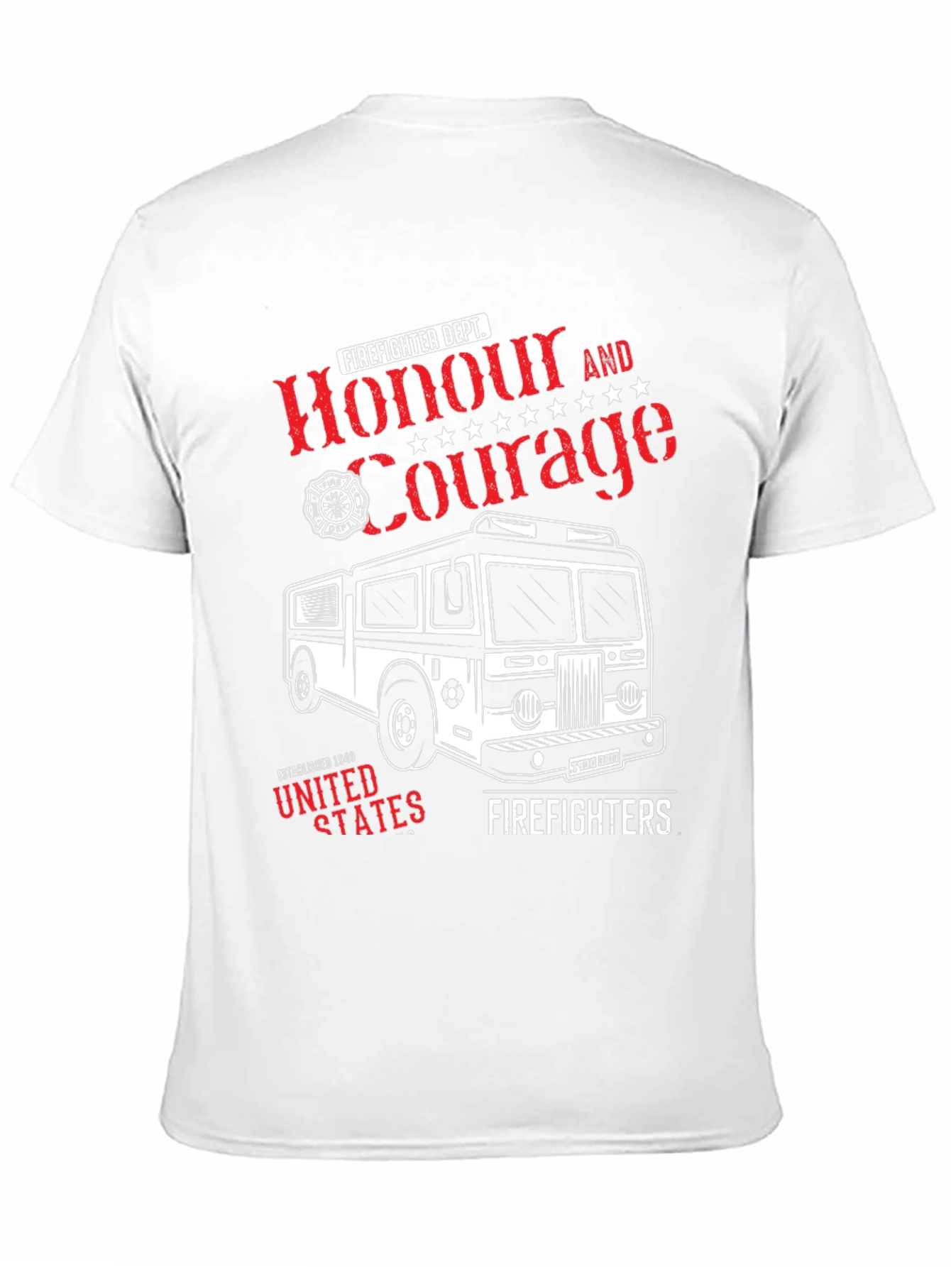 Firefighter Honour & Courage T-Shirt